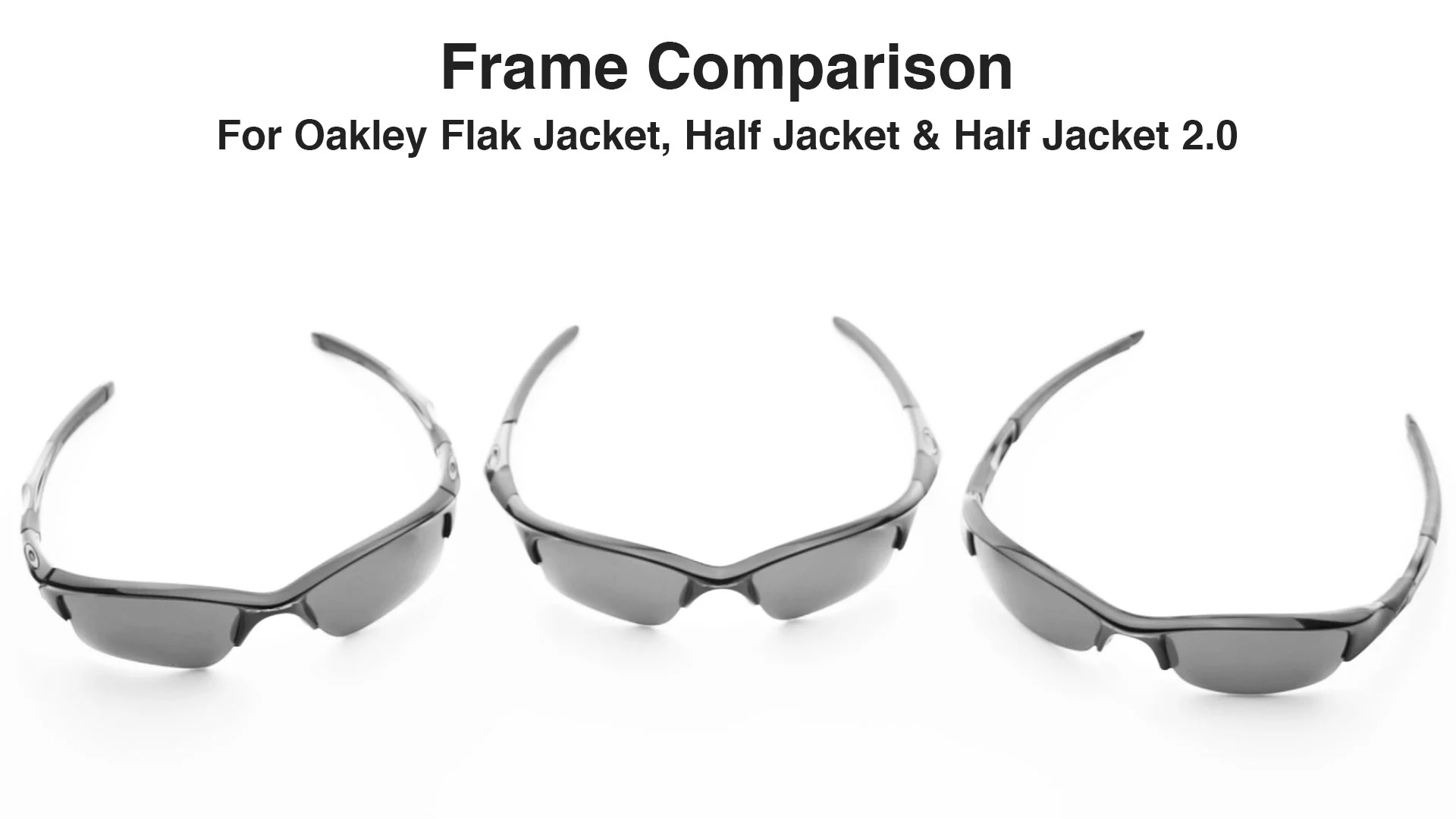 Difference between oakley flak deals jacket and half jacket