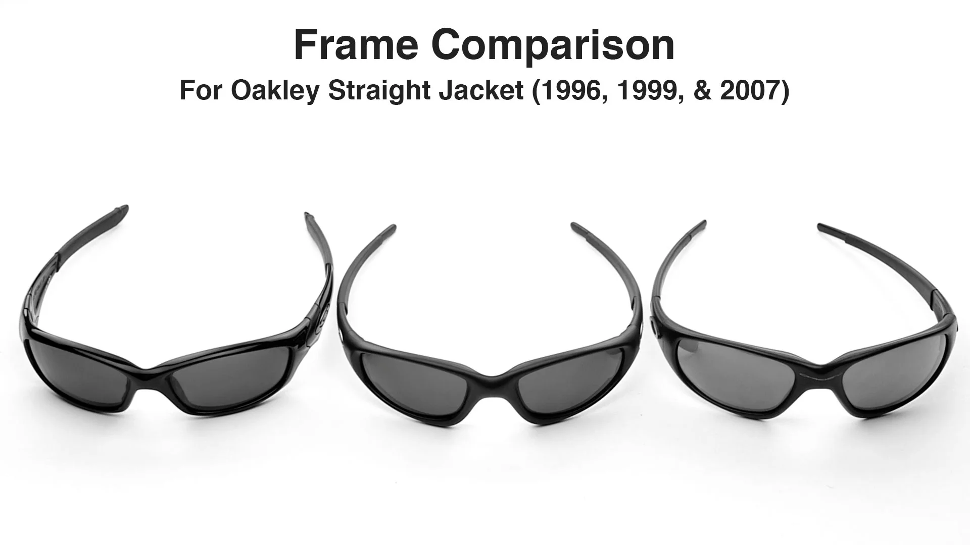 Oakley Straight Jacket Frame Comparison | Videos & Movies on Vimeo