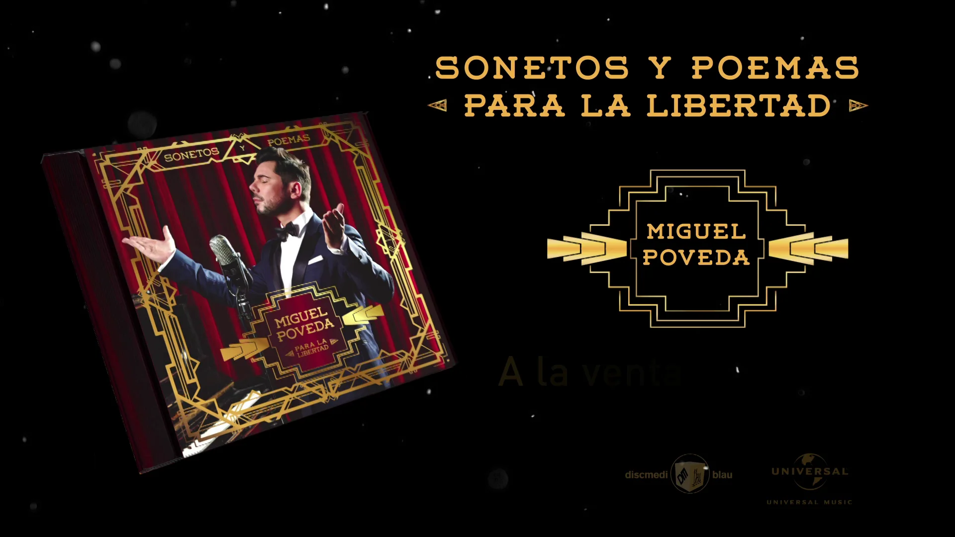 Espectáculos - Miguel Poveda. Spot CD 