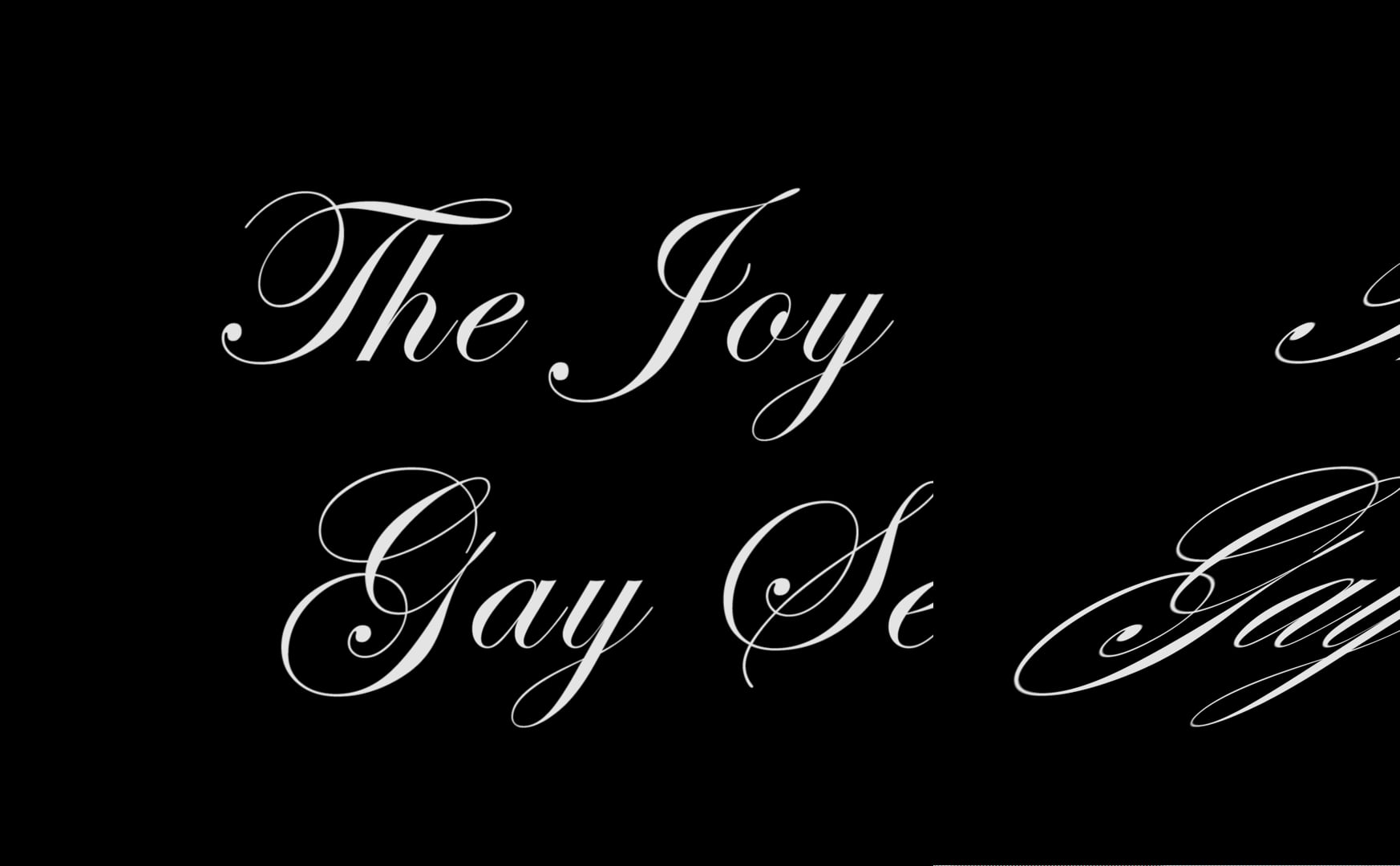 The Joy of Gay Sex on Vimeo