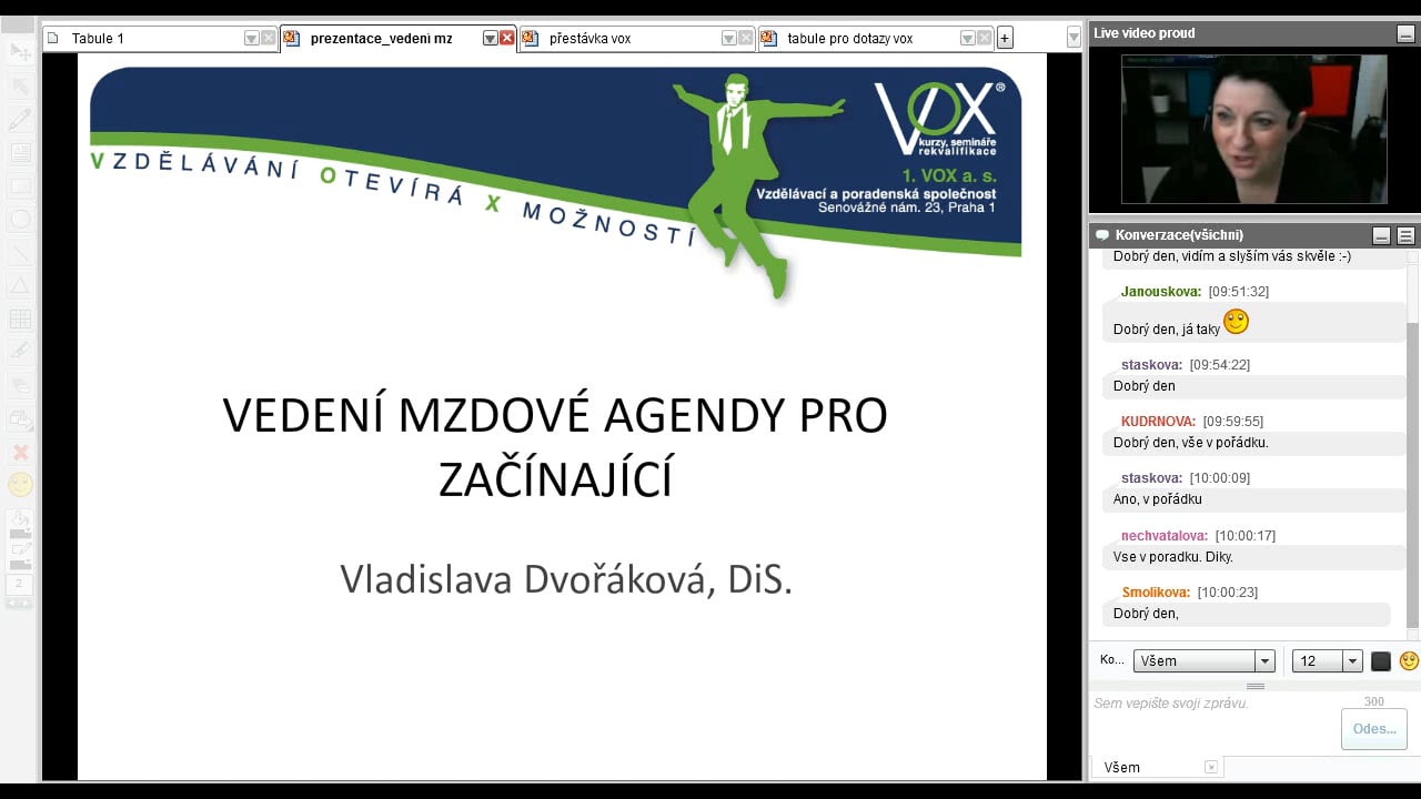 Vedení mzdové agendy pro začínající