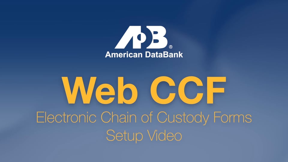 Web CCF Set Up Video