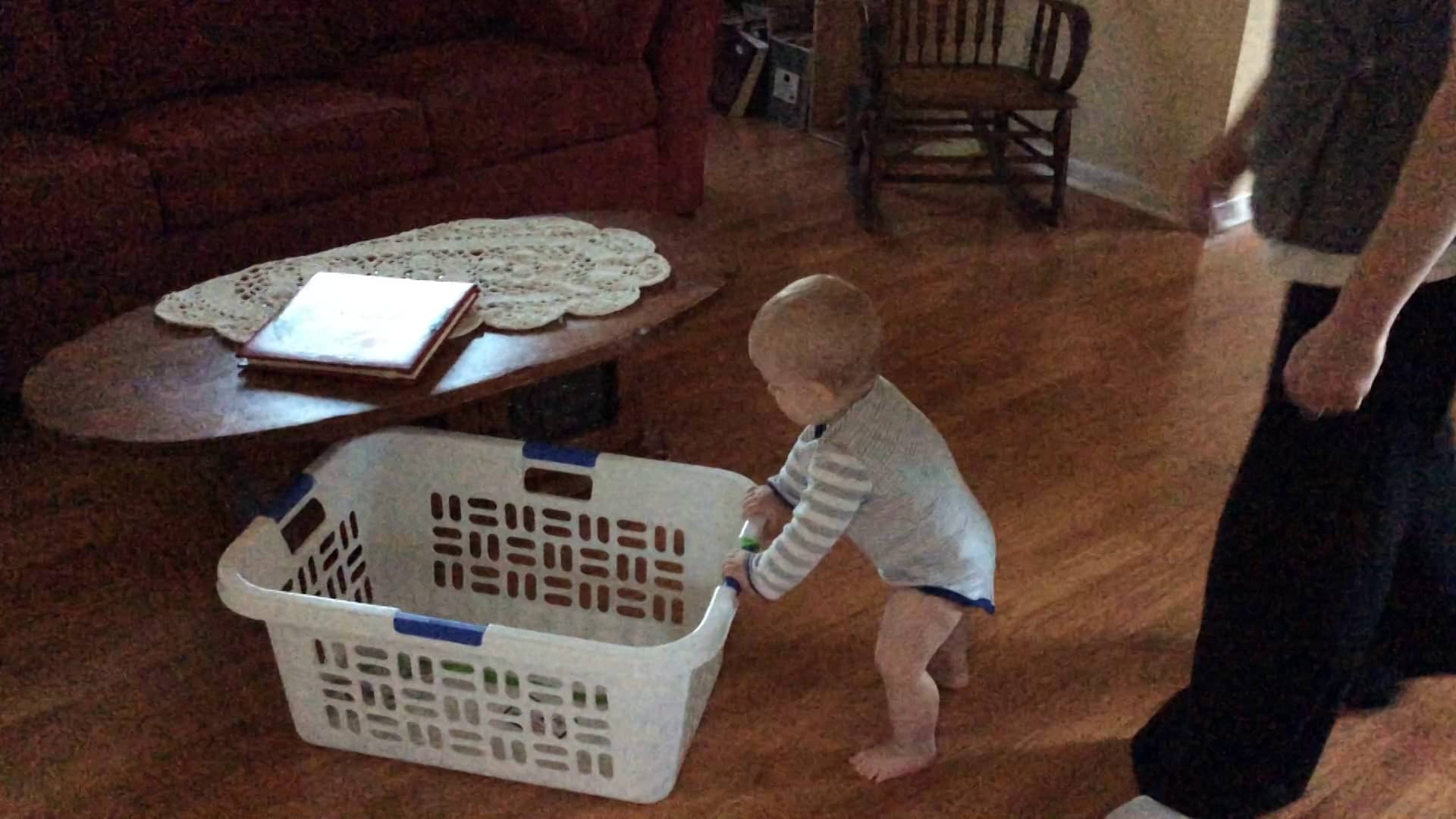 laundry basket pushwalking on Vimeo