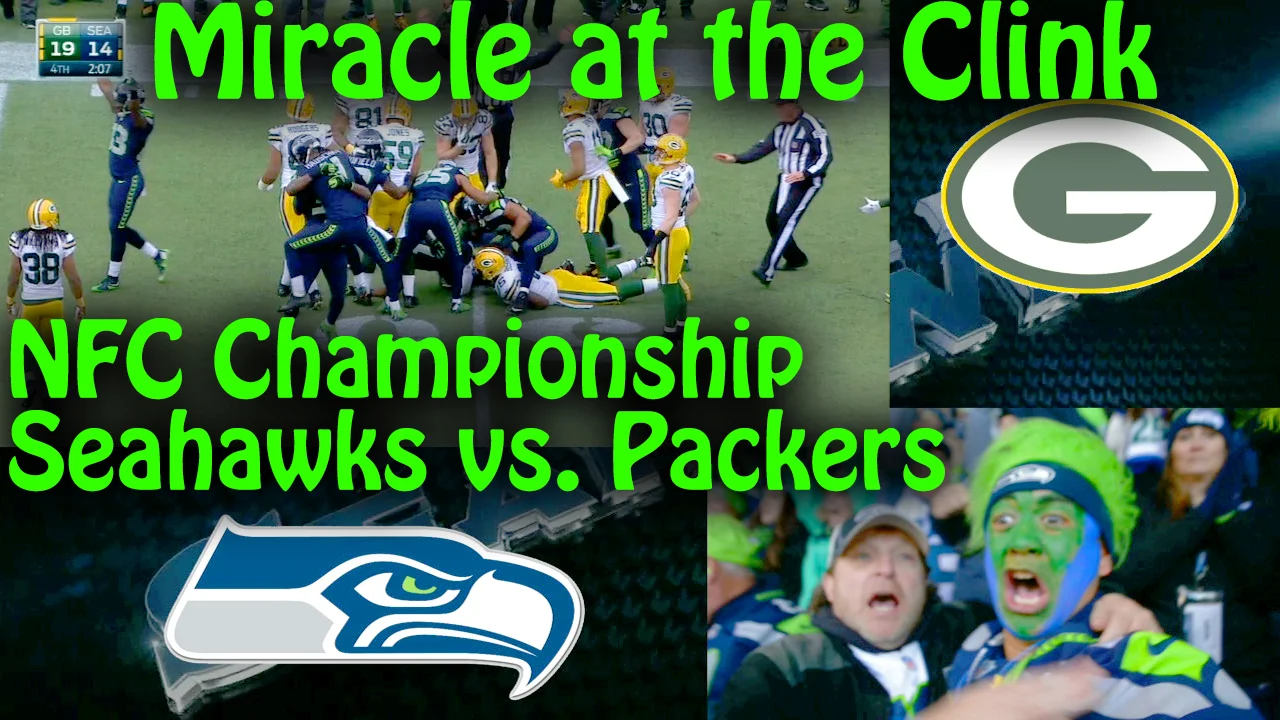 Miracle at the Clink: NFC Championship Seahawks vs Packers (Entire Game  NorbCam) on Vimeo