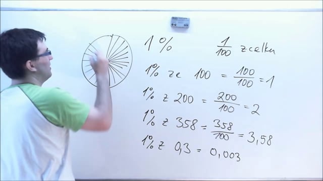 Procenta podrobně 1 - Úvod - Co je to procento, jak spočítat jedno procento z celku