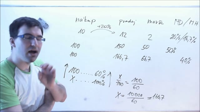 Procenta podrobně 12 - Řídíme obchodní firmu, aneb marže shora a zdola