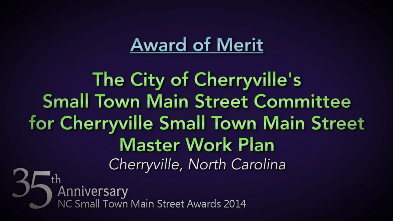 1) Cherryville Small Town Main Street Master Work Plan (Cherryville) on