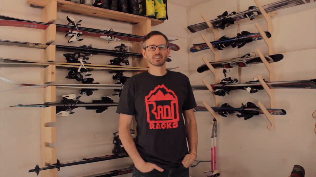 Modular Ski Rack: Baltic Snow by Denver's Rado Racks [Review] on Vimeo