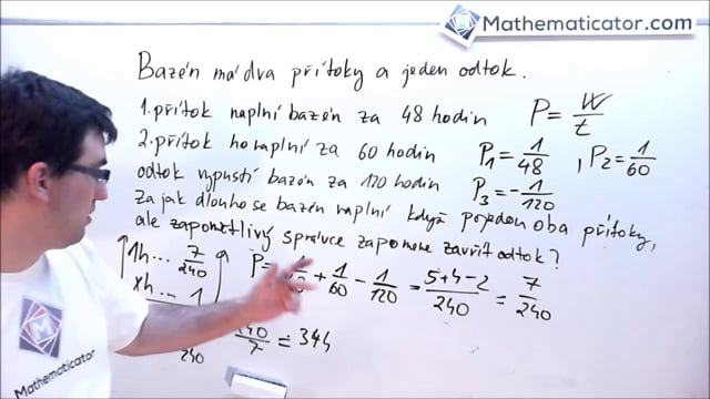 Řešené příklady - Slovní úloha - společná práce