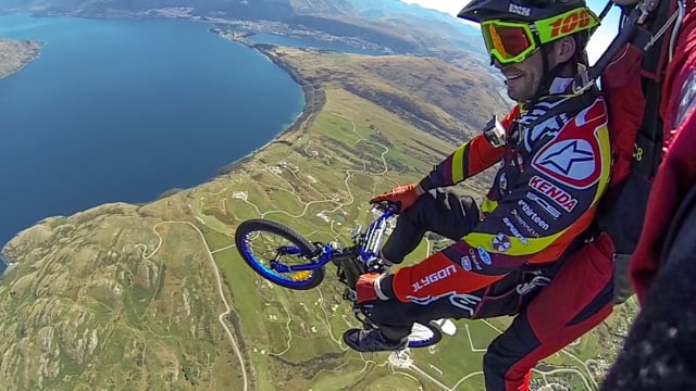 Skydive Over Queenstown With A Kids Bike