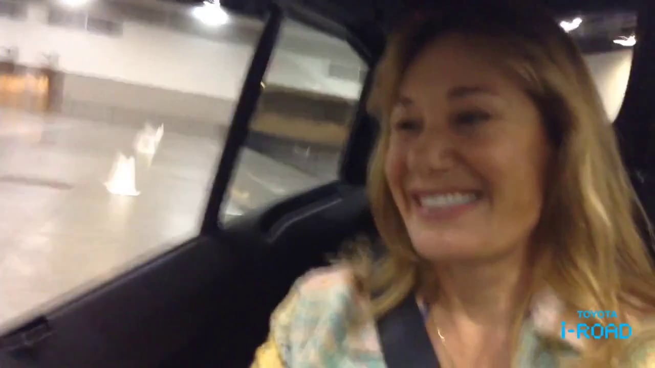 My TOYOTA iROAD test drive at TED 2015