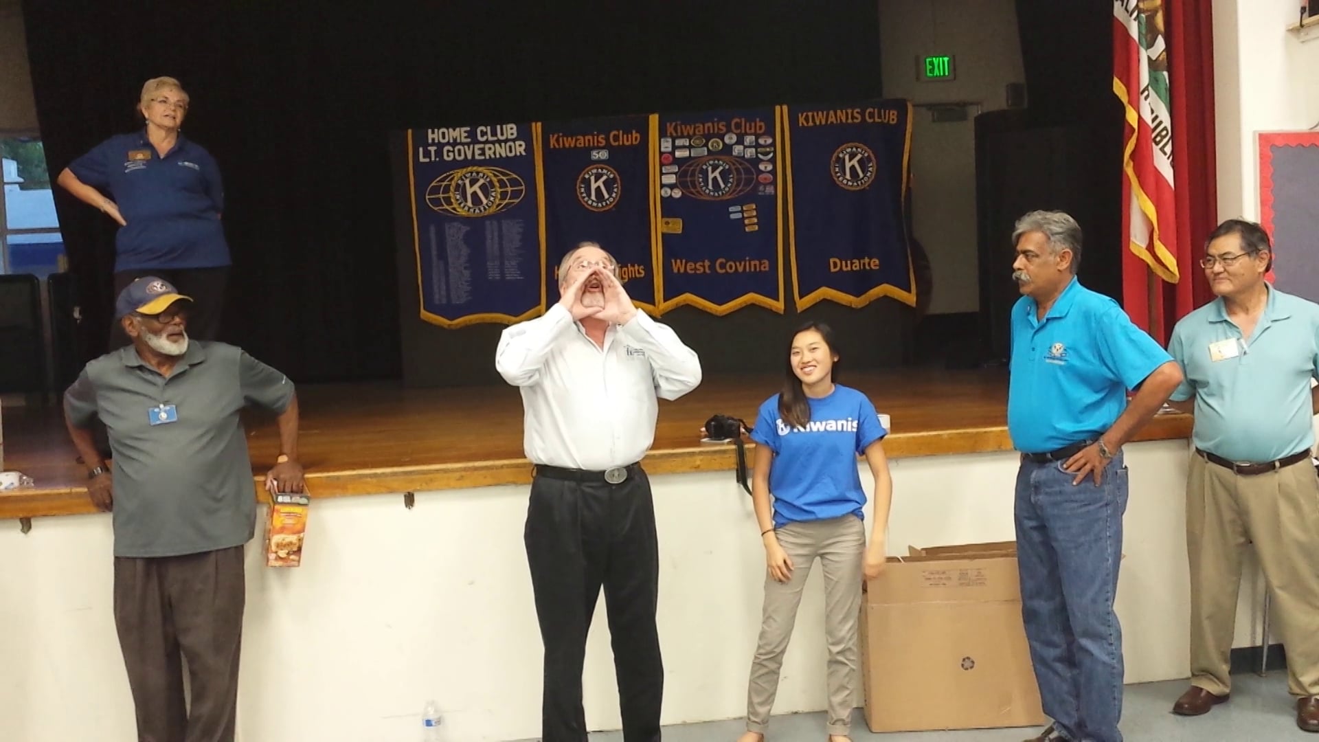 Kiwanis International president learns the Key Club 