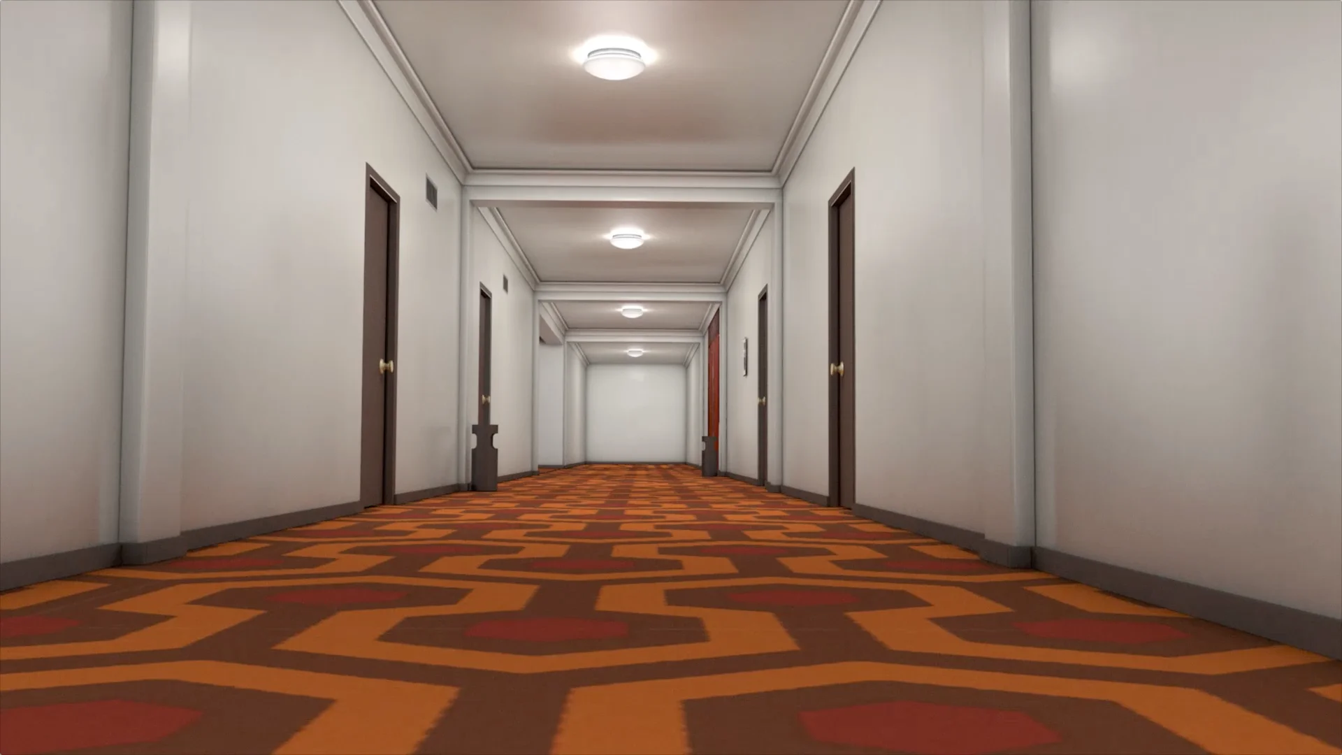 the shining hallway