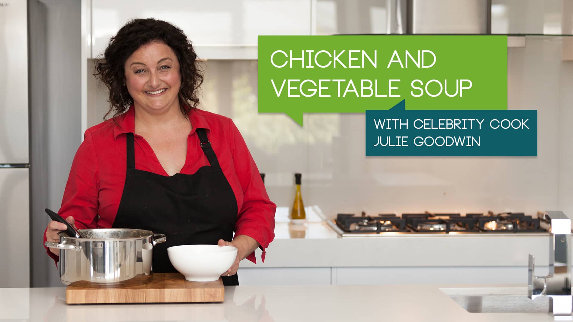 Julie Goodwin Chicken and Vegetable Soup on Vimeo