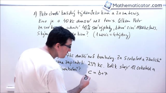 Řešené příklady - slovní úlohy pomocí soustav rovnic