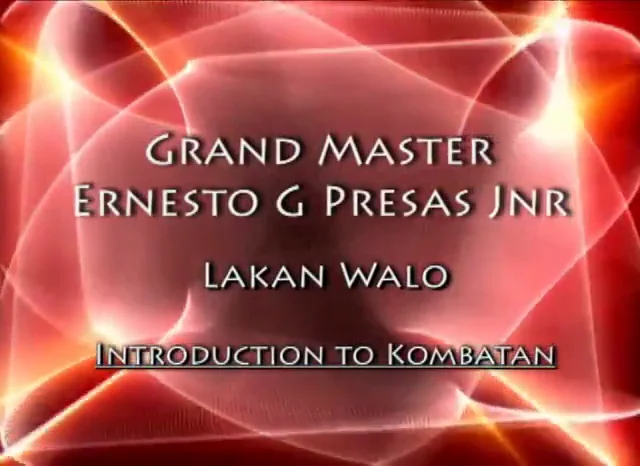 GM Ernesto Presas Jnr - Introduction to Kombatan - IPMAF Camp 2009 on Vimeo