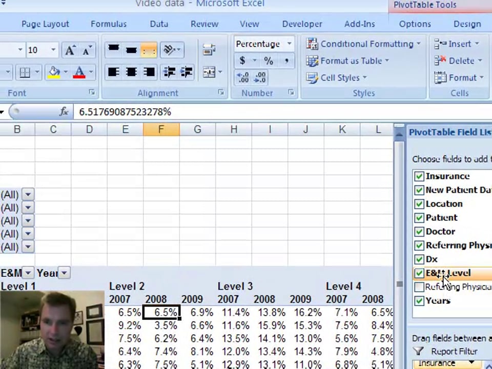 Excel Video 10 Multiple Pivot Table Value Fields