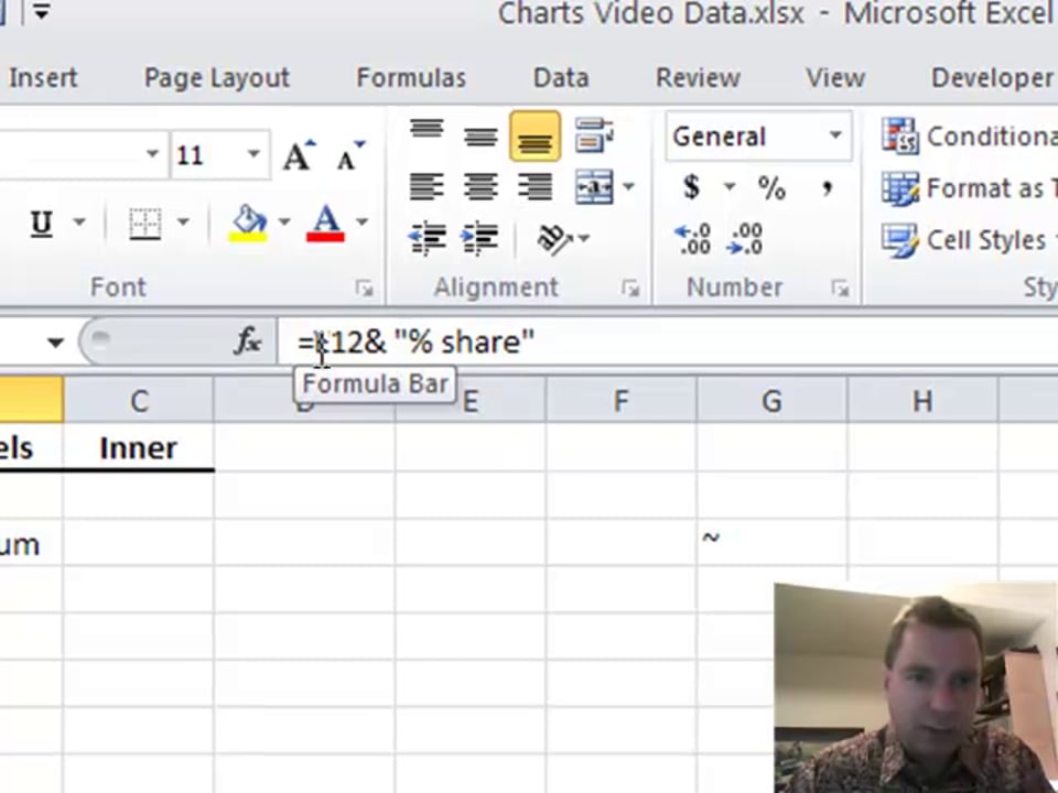 Excel Video 118 Speedometer Charts Part 2