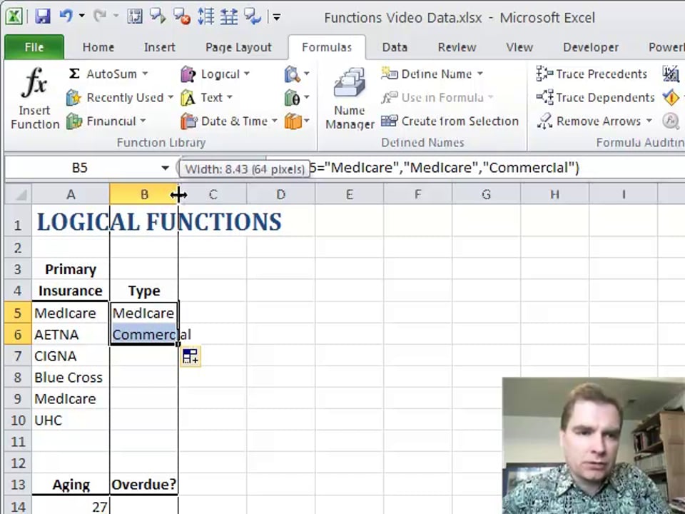 Excel Video 146 IF