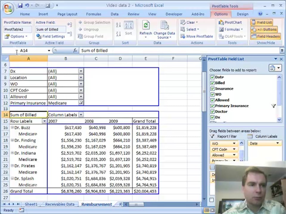 Excel Video 23 Grand Totals and Custom Lists