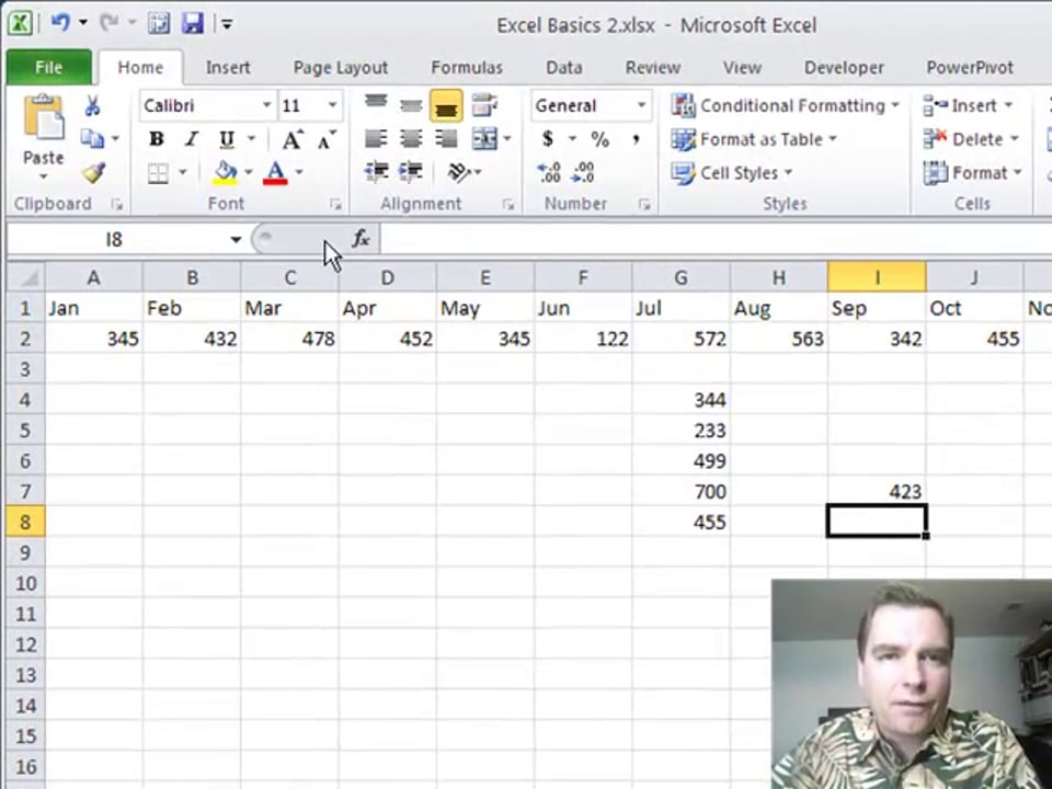 Excel Video 241 Navigating through Excel with the Enter Key