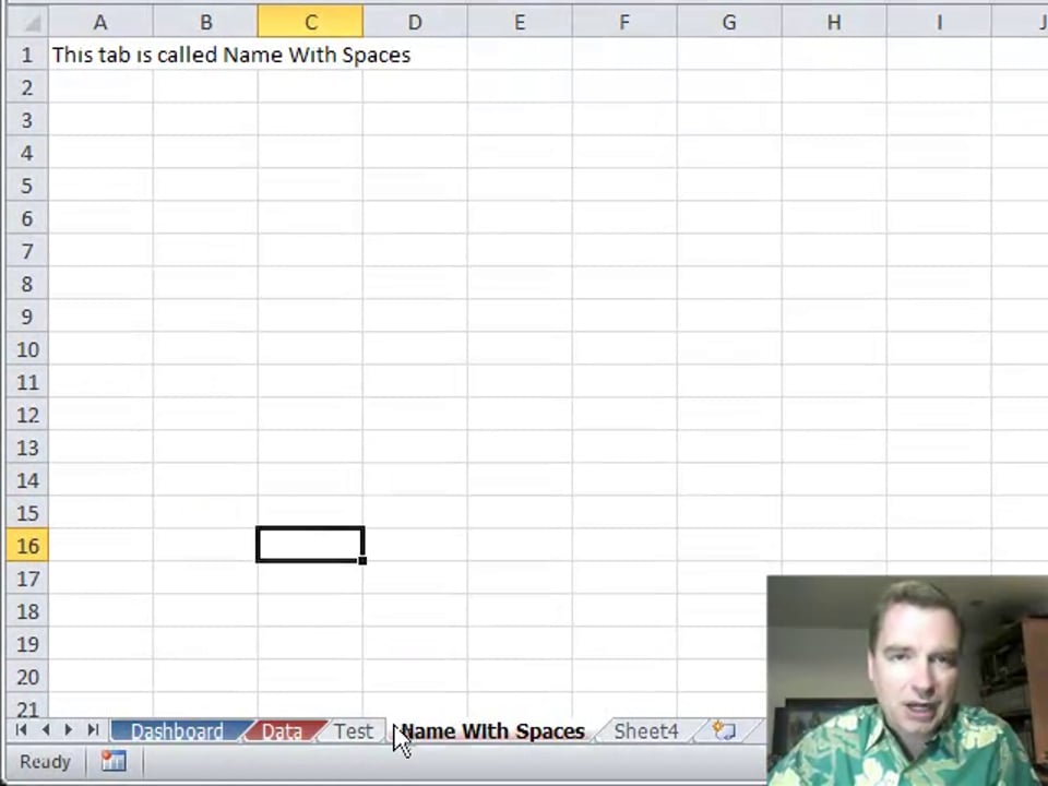 Excel Video 250 Changing Multiple Tabs at Once
