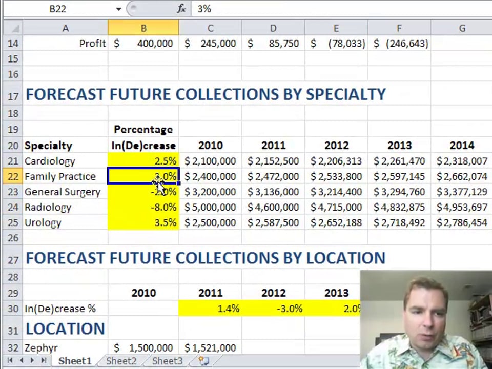 Excel Video 254 Mixed Cell References