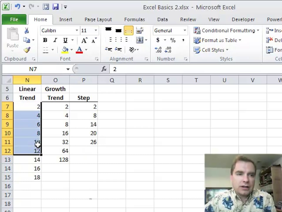 Excel Video 259 Fill Trends