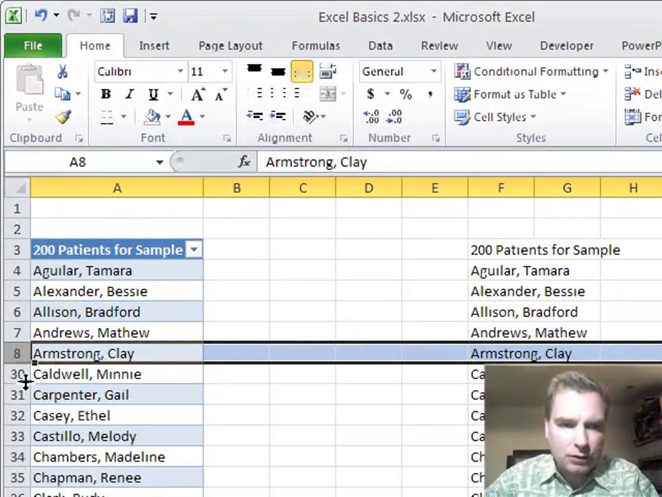Excel Video 273 Finding and Selecting Visible Cells