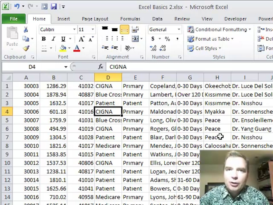 Excel Video 276 Finding and Deleting Blank Rows