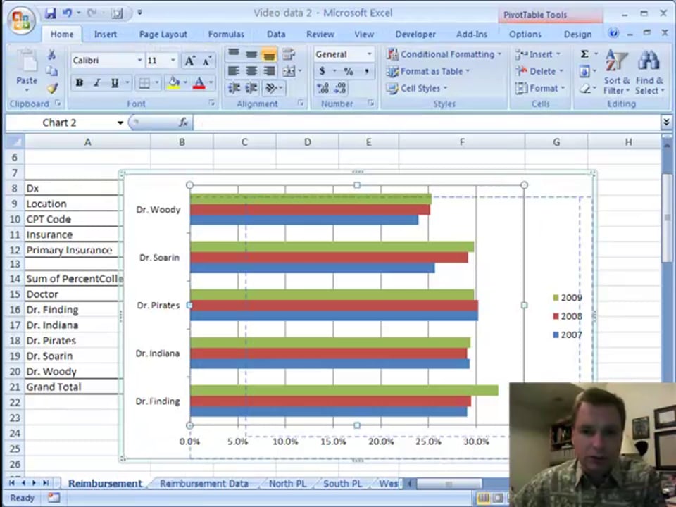 Excel Video 29 Quick Pivot Charts from Existing Pivot Tables