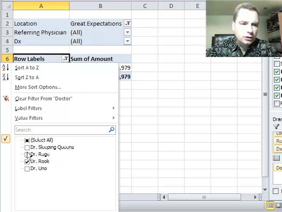 Excel Video 284 Manual Filters