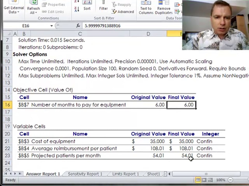 Excel Video 335 Solver Reports