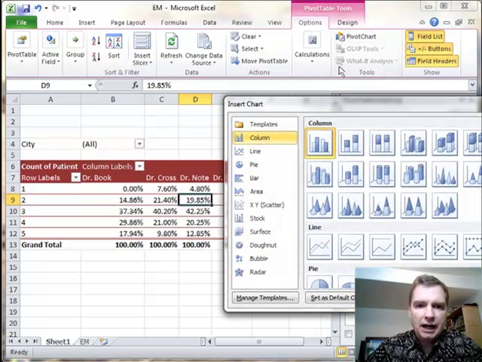 Excel Video 328 Introducing Pivot Charts