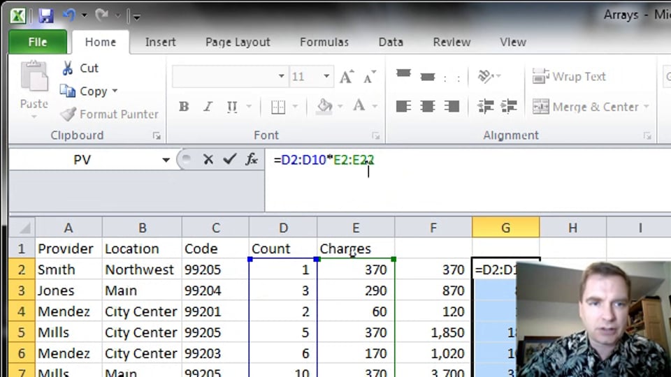 Excel Video 347 Deleting, Moving, and Expanding Array Formulas