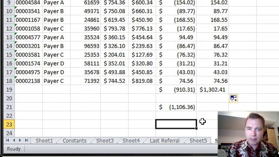 Excel Video 368 Using Arrays with ABS