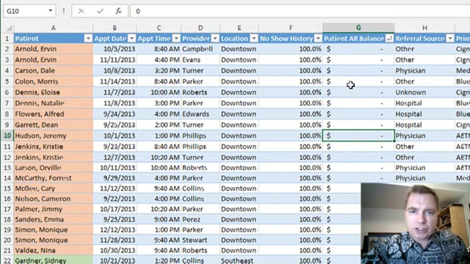 Excel 2013 tables part 1 moore solutions inc