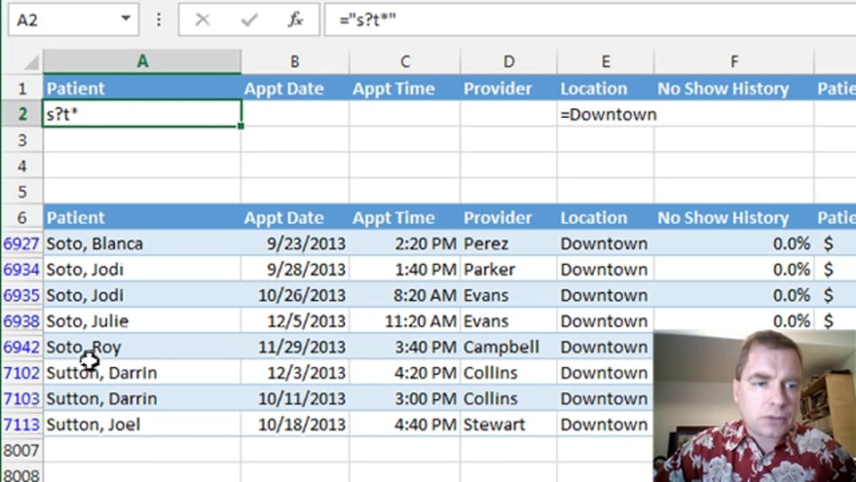 Excel Video 390 Advanced Filtering Part 3