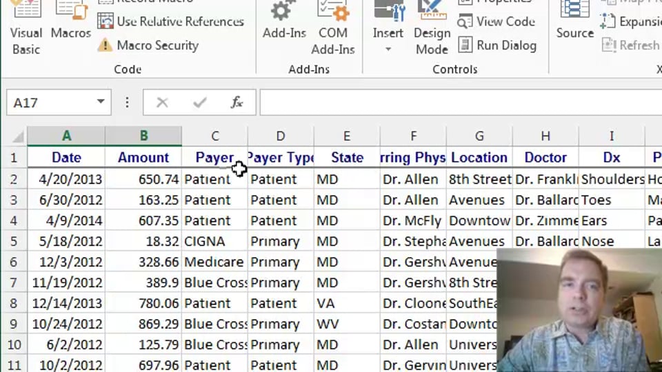 Excel Video 403 Getting Started with the Macro Recorder
