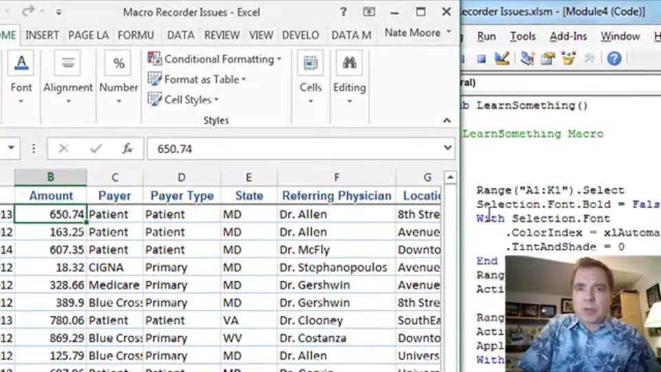 Excel Video 411 Debugging With Step Into