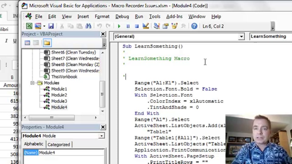 Excel Video 412 Debugging With Breakpoints