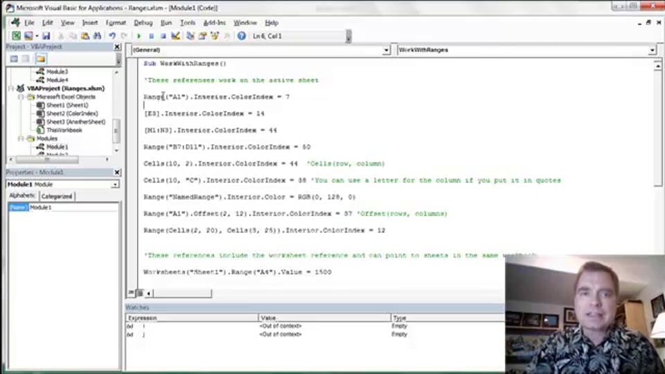 Excel Video 417 Identifying Ranges