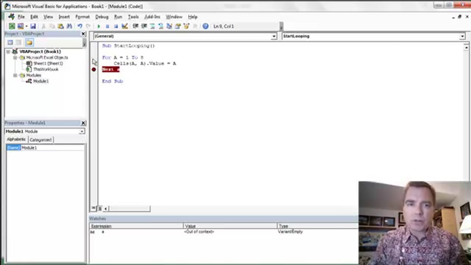 Excel Video 423 Introducing Loops