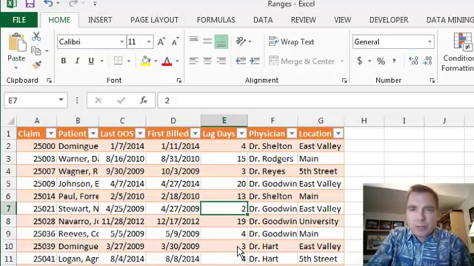 Excel Video 421 Referencing Tables in VBA