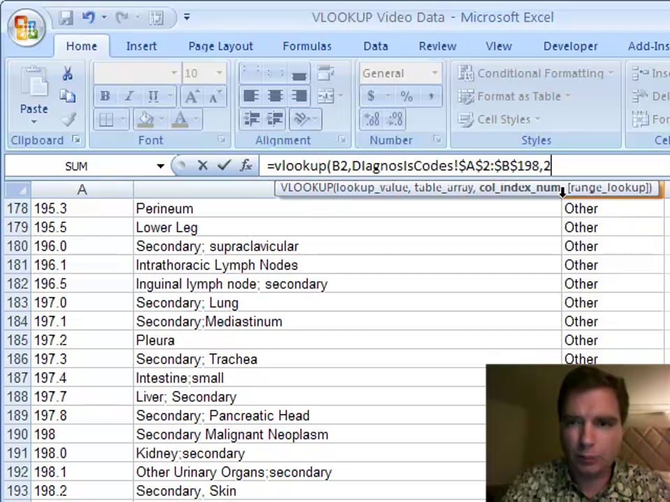 Excel Video 61 Introducing VLOOKUP