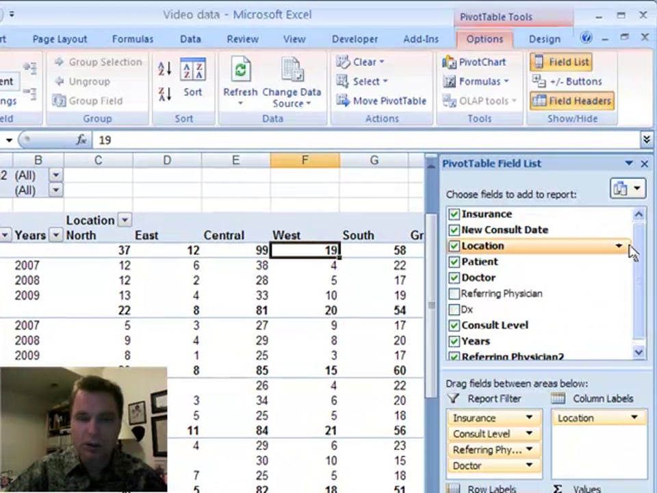 Excel Video 7 Multiple Rows and Columns in Pivot Tables