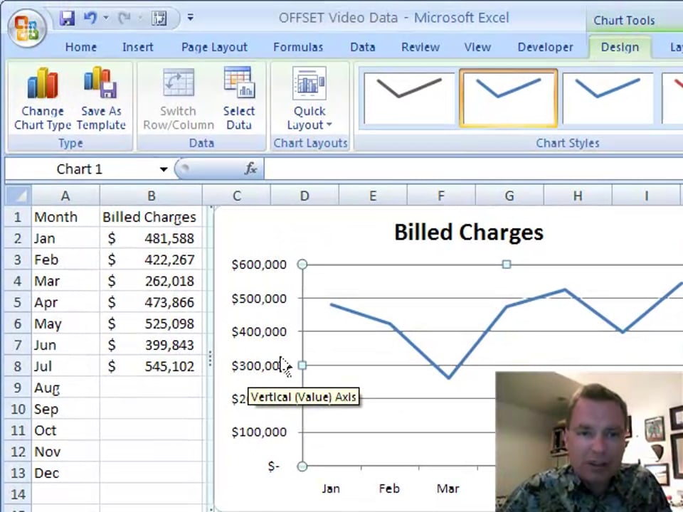 Excel Video 86 Creating and Using Names in Charts