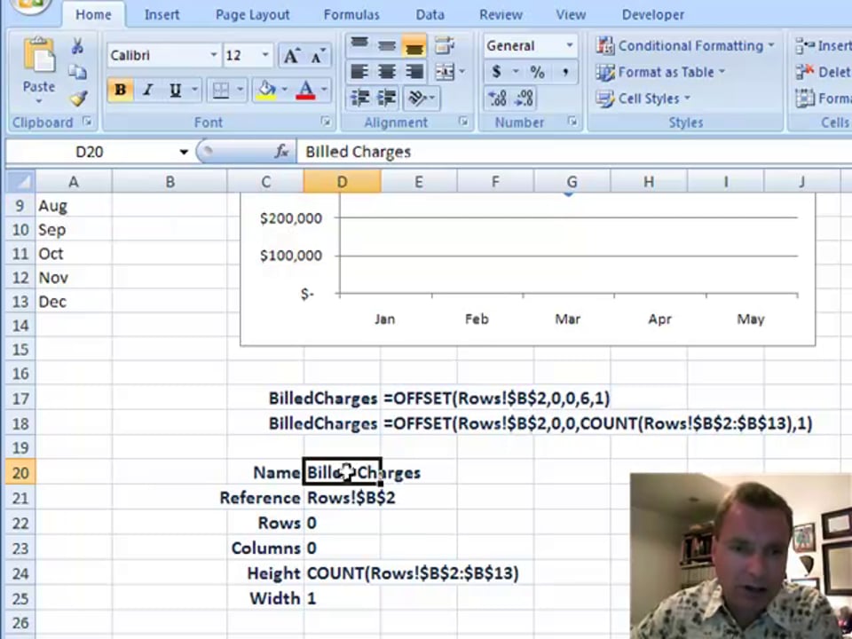 Excel Video 87 Getting Started with OFFSET