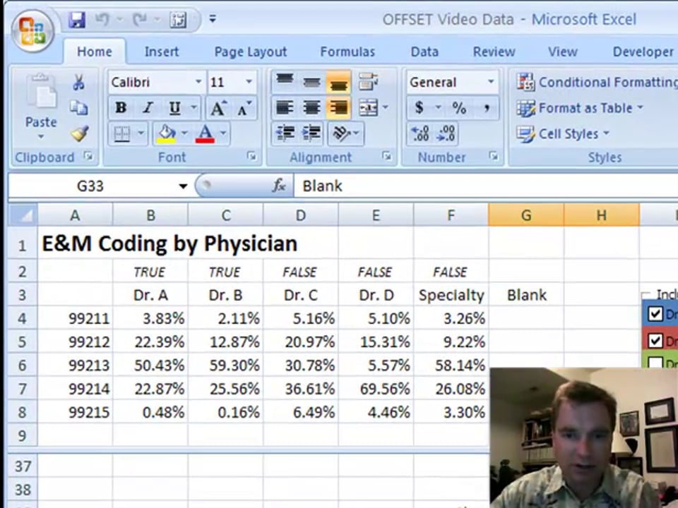 Excel Video 96 Turn Chart Data On and Off