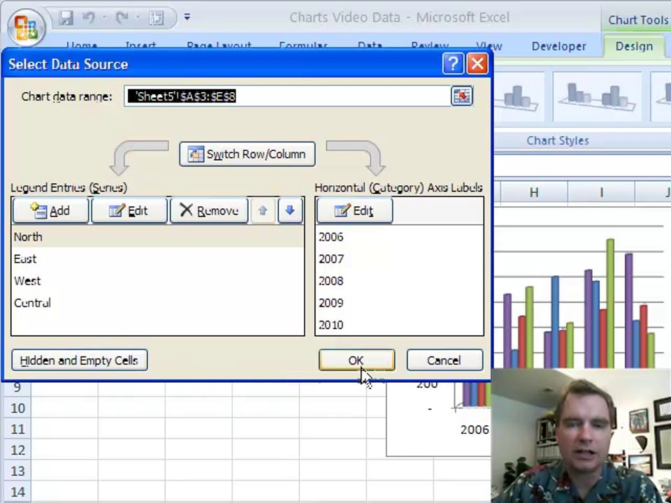 Hidden And Empty Cells Excel Chart